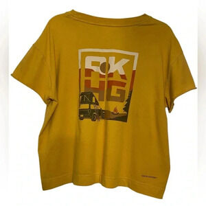 Mustard Yellow Crew Neck Short Sleeve T-Shirt Alaskan Hardgear